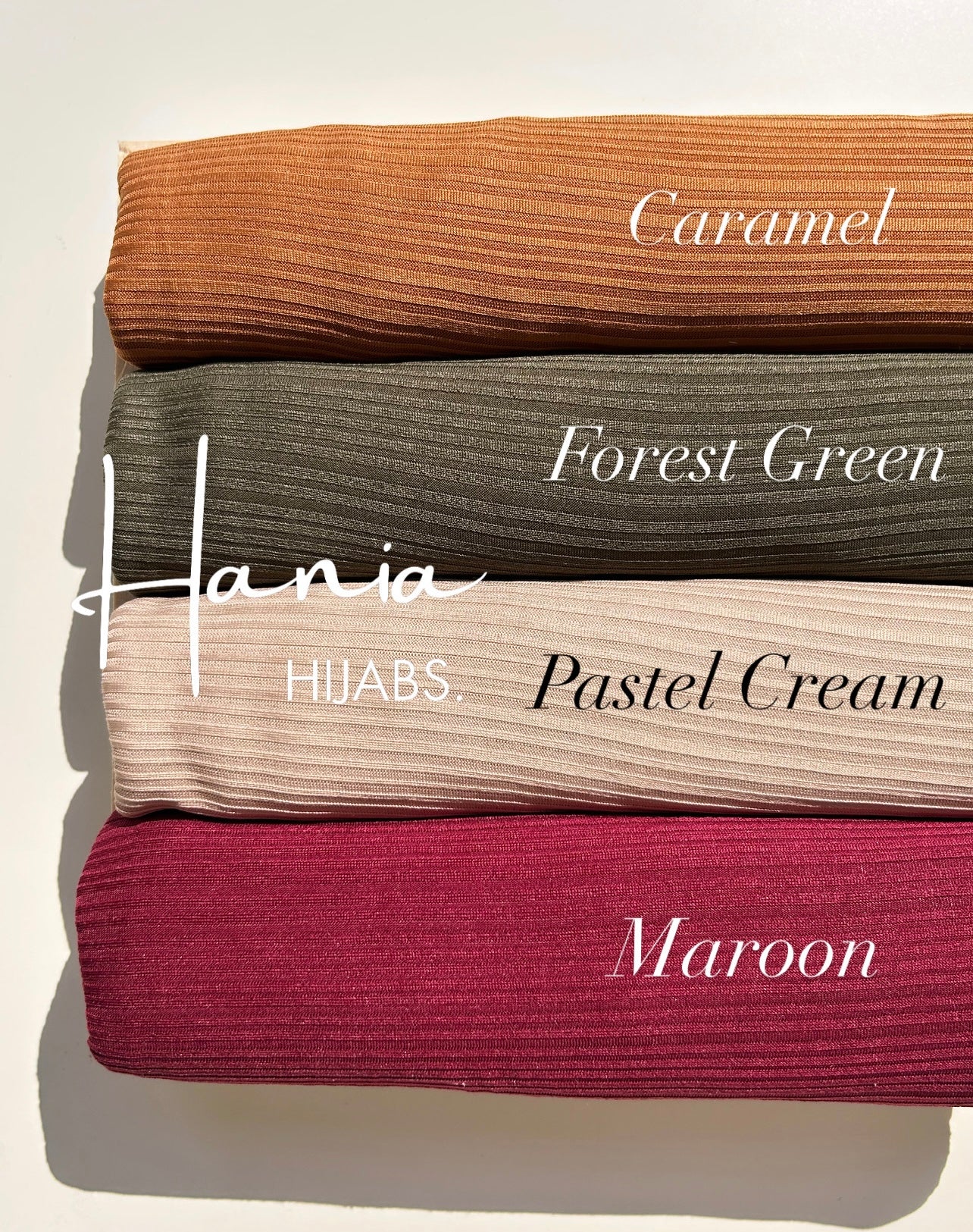 Turkish Ribbed Jersey Hijabs - D