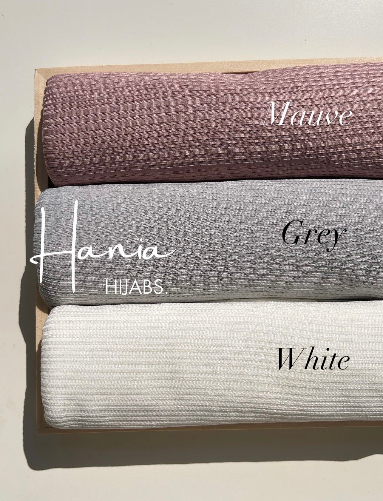 Turkish Ribbed Jersey Hijabs - F