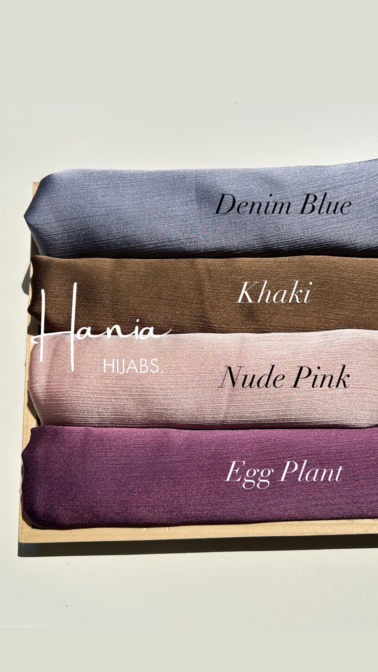 Turkish Luxe Muna Satin Hijabs