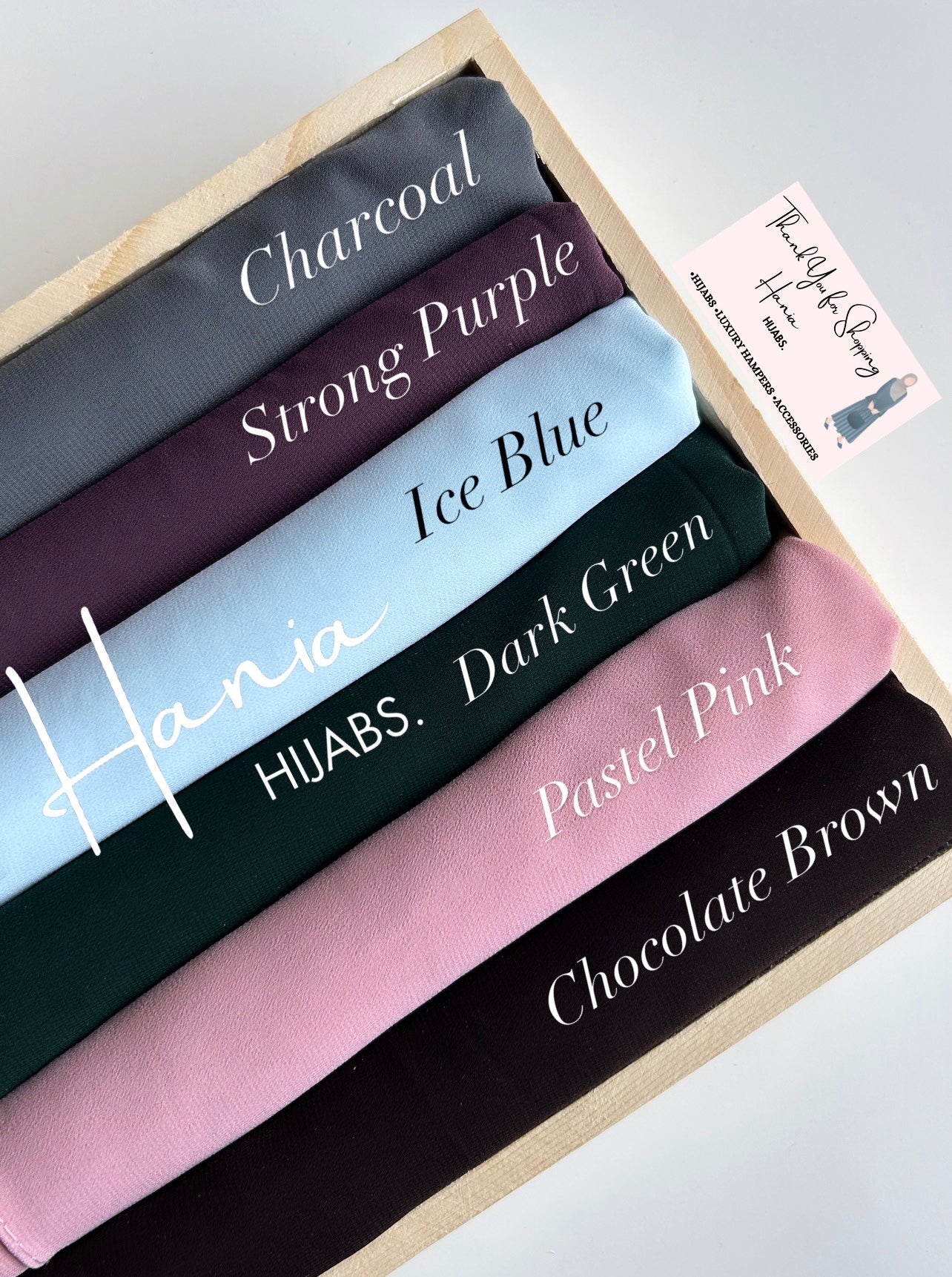 Premium Chiffon Hijabs - E