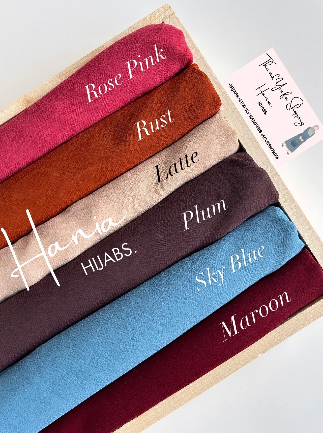 Premium Chiffon Hijabs - F
