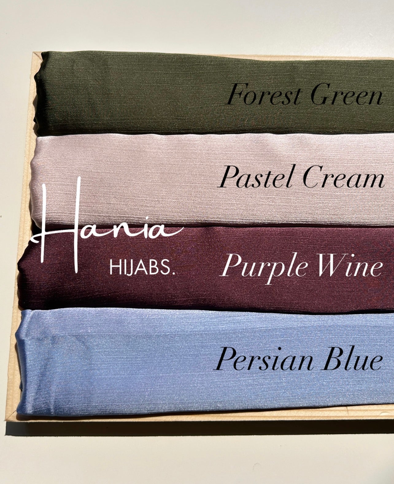 Turkish Luxe Muna Satin Hijabs