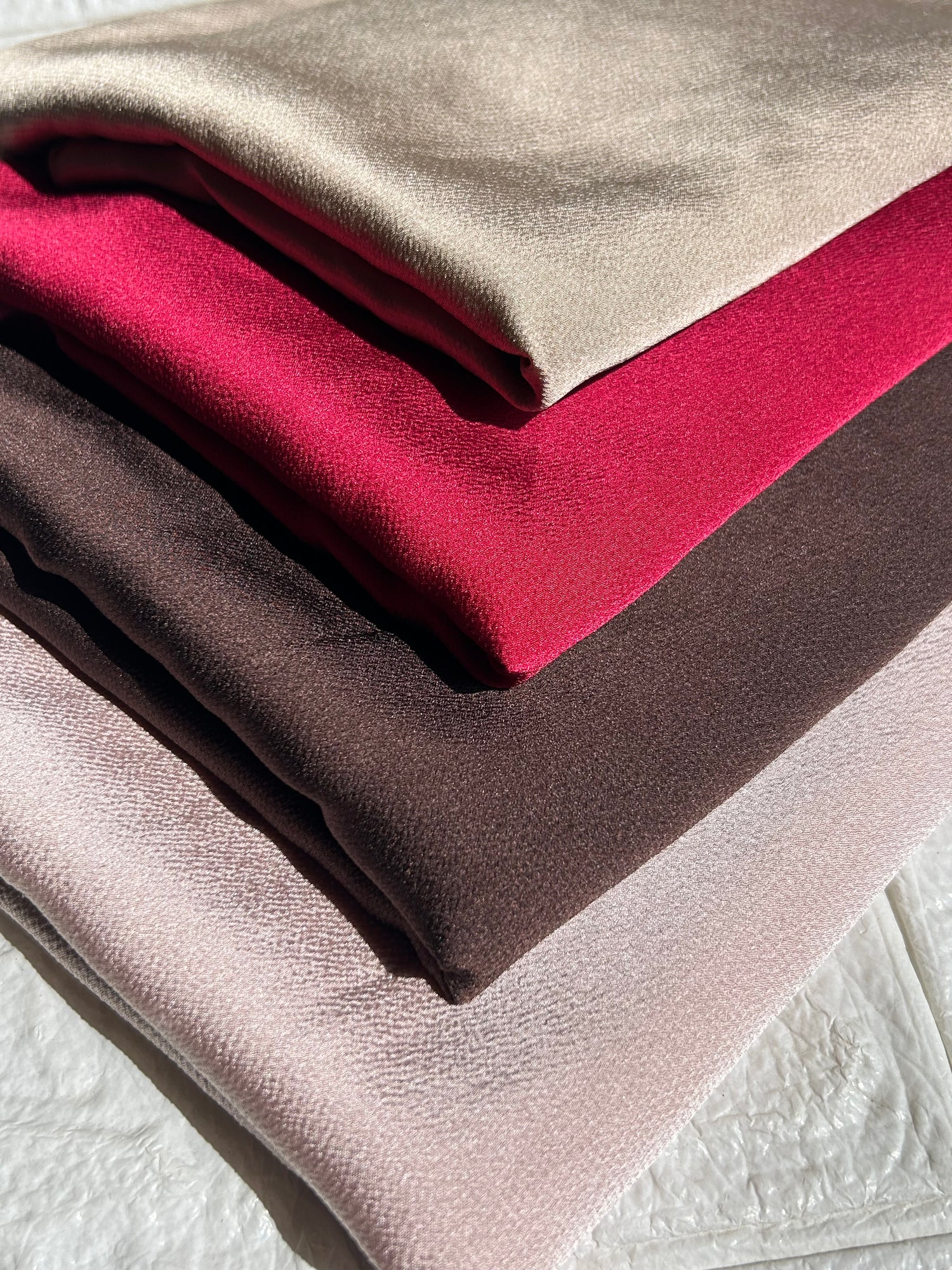 Turkish Bubble Satin Hijabs