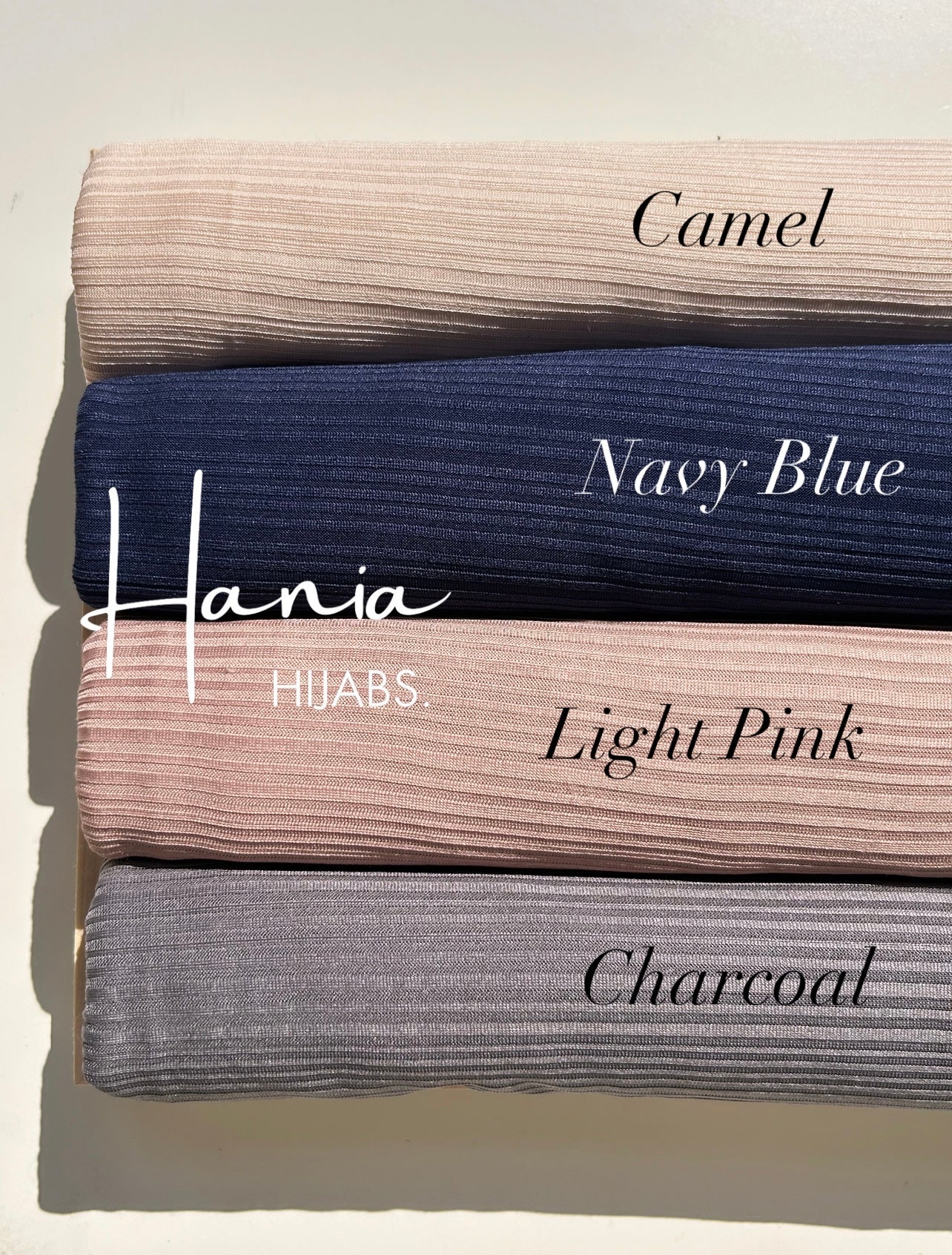 Turkish Ribbed Jersey Hijabs - B