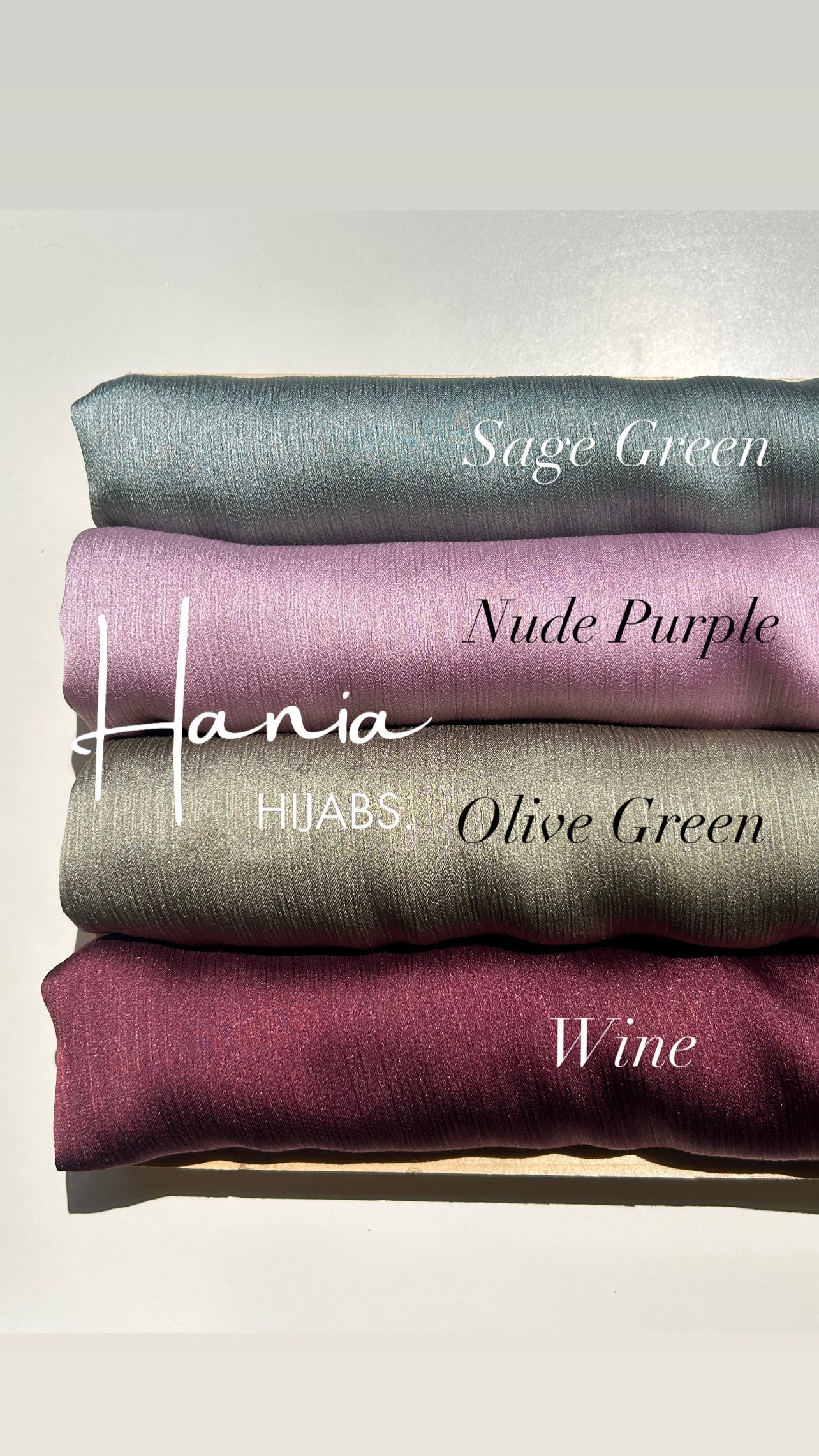 Turkish Luxe Muna Satin Hijabs