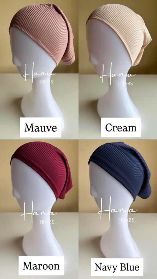 Turkish Ribbed Jersey Undercaps