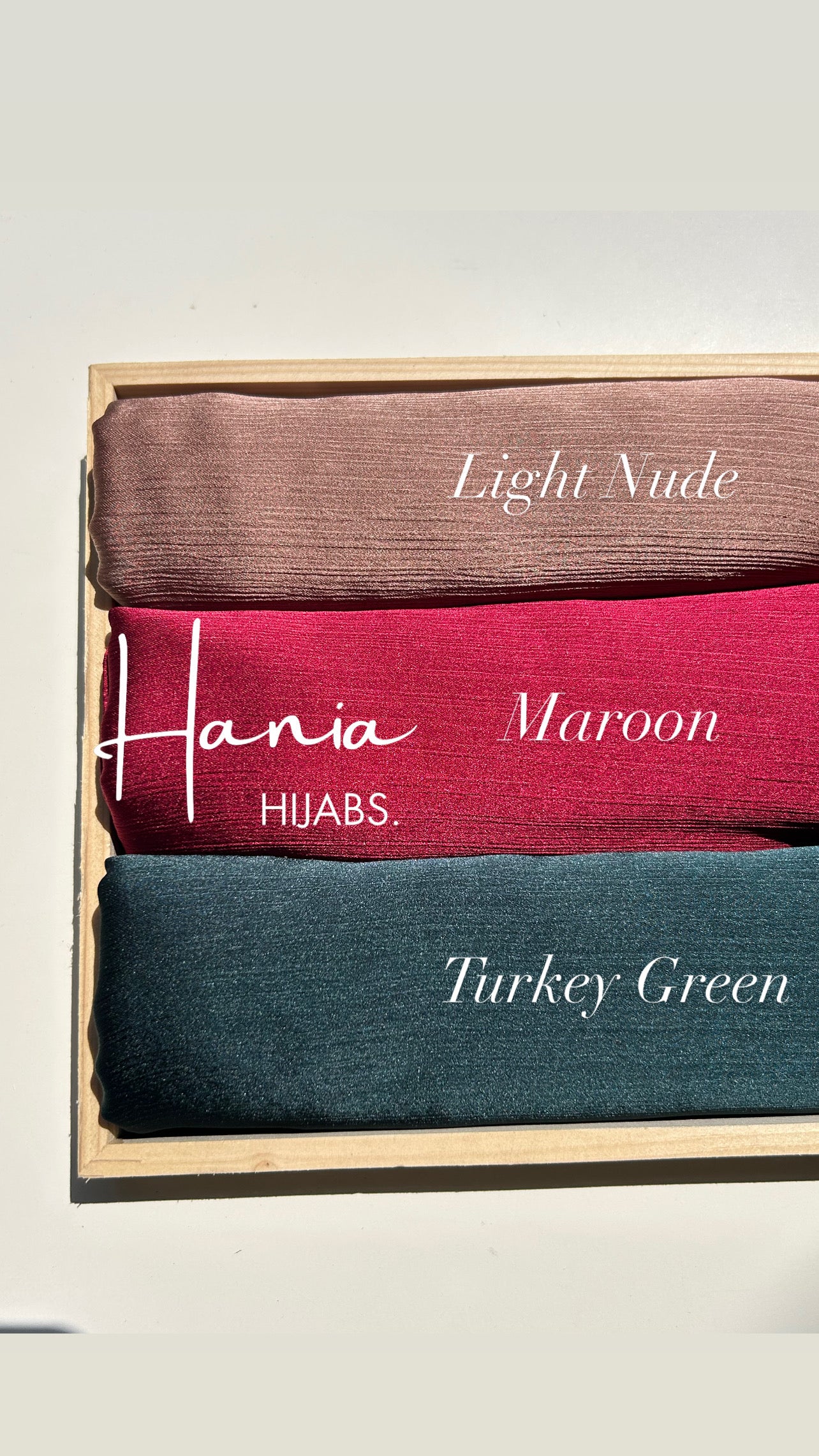 Turkish Luxe Muna Satin Hijabs