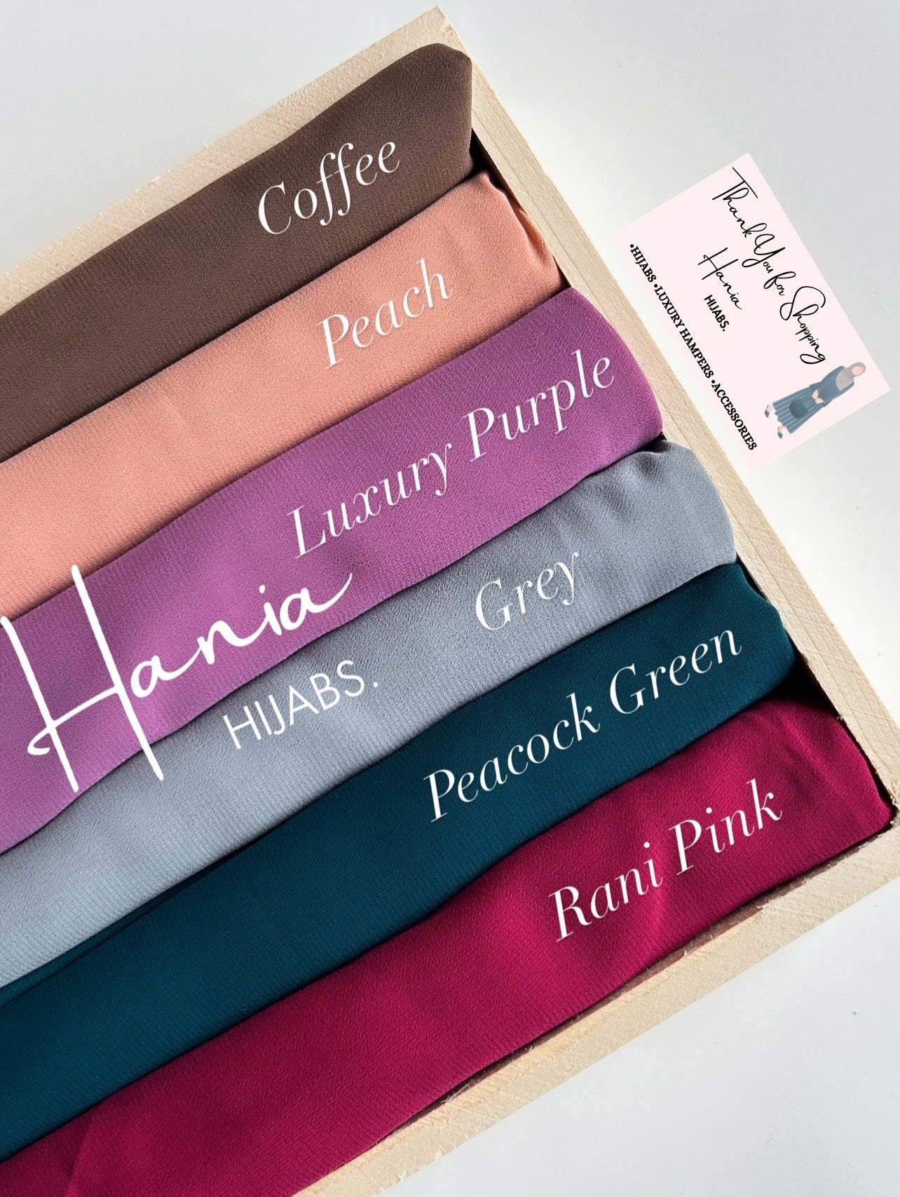 Premium Chiffon Hijabs - D