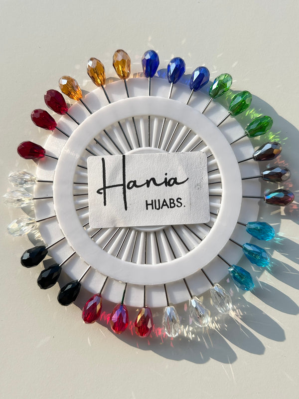 Premium Crystal Pins - 30 Pins