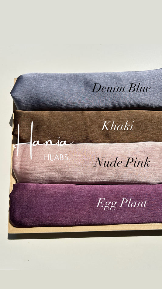 Turkish Luxe Muna Satin Hijabs